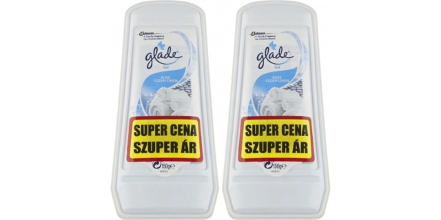 Glade Gel Clean Linen DUOPACK 2x150g                                                                                                                                                                                                                      