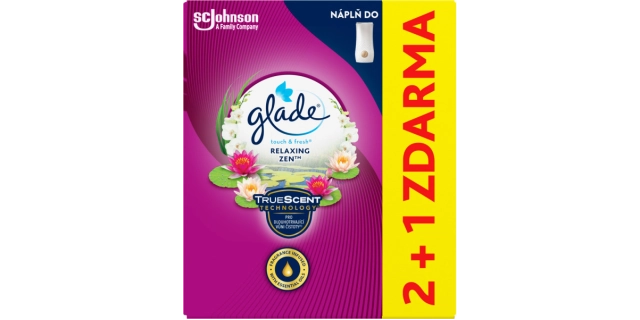 Glade Touch&Fresh náplň 2+1 Relaxing Zen 3 x 10 ml                                                                                                                                                                                                        