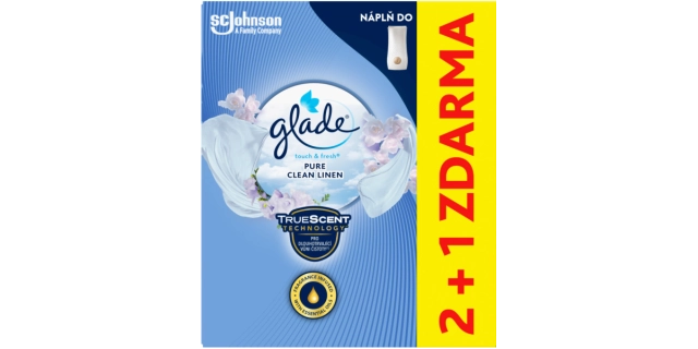 Glade Touch&Fresh Pure Clean Linen náplň 10 ml                                                                                                                                                                                                            