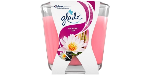 Glade Decor Candle Relaxing Zen 70g                                                                                                                                                                                                                       