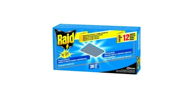 Raid elektrický odpařovač se suchou náplní - náplň 30ks                                                                                                                                                                                                   