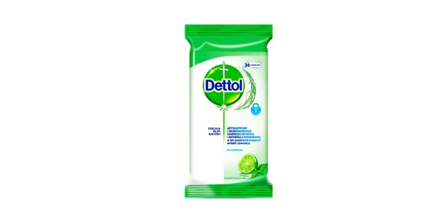 DETTOL Antibacterial Surface Wipes Lime & Mint 36 pcs                                                                                                                                                                                                     