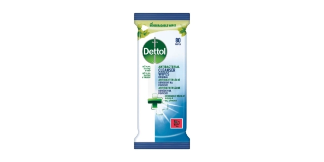 DETTOL Antibacterial Surface Wipes 80 pcs                                                                                                                                                                                                                 