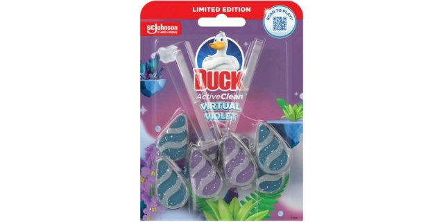 Duck ActClean Duo Virtual Violet 2x38.6g/8 HU delist/doprodej                                                                                                                                                                                             