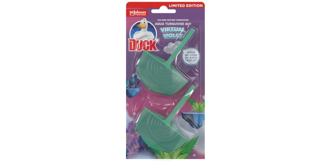Duck Barvící závěs Virtual Violet 2x36g/PL - coloring Turquoise delist/doprodej                                                                                                                                                                           