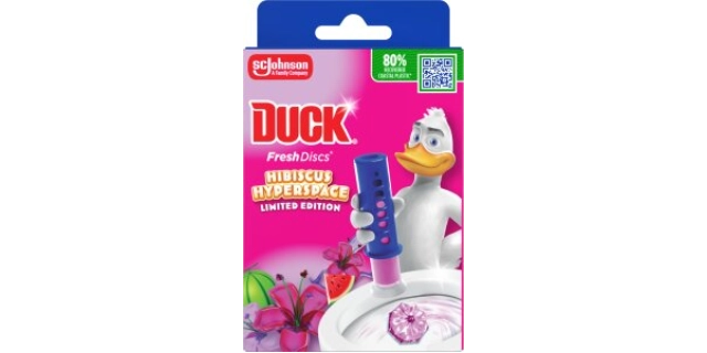 Duck Fresh Discs - čistič WC Hibiscus Hyperspace - NOVINKA                                                                                                                                                                                                