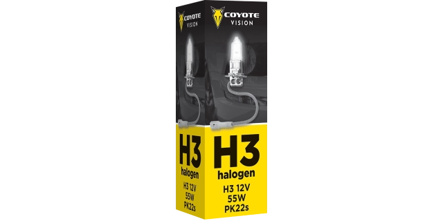 Žárovka 12V H3 55W COYOTE VISION                                                                                                                                                                                                                          
