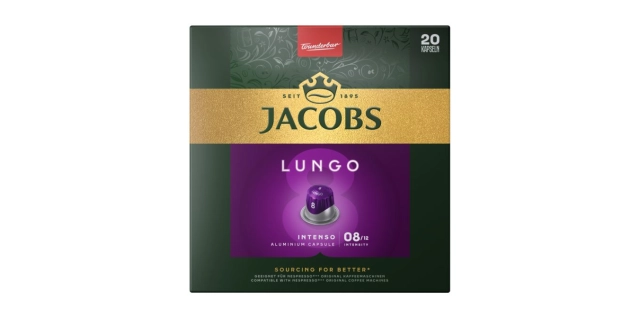 Jacobs caps 20 pcs Espresso Lungo intenzita 8                                                                                                                                                                                                             