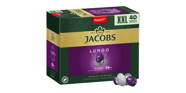 Jacobs caps 40 pcs Espresso Lungo intenzita 8                                                                                                                                                                                                             