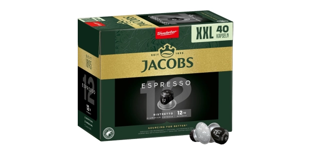 Jacobs caps 40 pcs Espresso Ristretto intenzita 12                                                                                                                                                                                                        