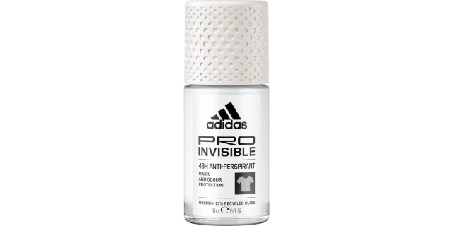 Adidas Roll-On Deodorant for Men Pro Invisible 50ml                                                                                                                                                                                                       