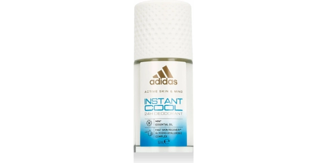Adidas Roll-On Deodorant Unisex Instant Cool 50ml                                                                                                                                                                                                         