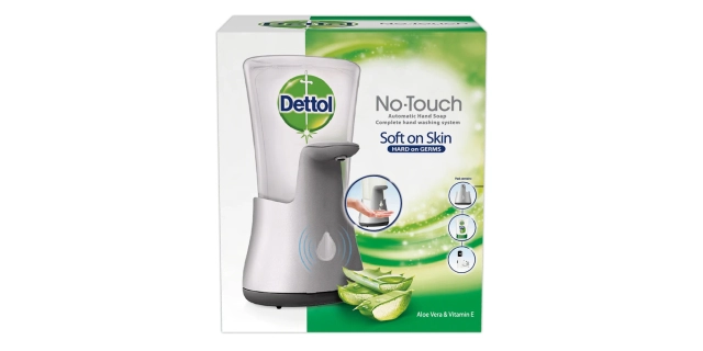 DETTOL No-Touch Hand Wash Starter Kit Gentle Aloe 250 ml                                                                                                                                                                                                  