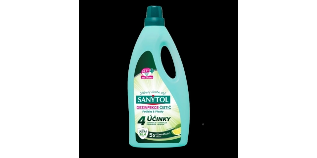 SANYTOL Dezinfekce univerzální čistič podlahy a plochy 4 účinky 1000 ml NEW                                                                                                                                                                               