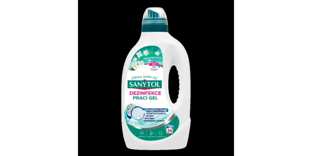 SANYTOL dezinfekční prací gel květinová vůně 34 dávek 1,7 l NEW                                                                                                                                                                                           