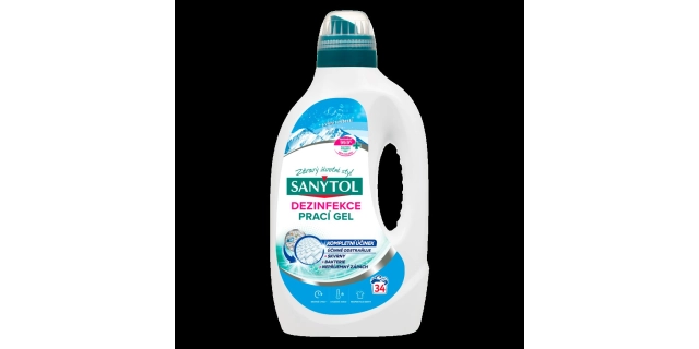 SANYTOL dezinfekční prací gel Grand Air 34 dávek 1,7 l NEW                                                                                                                                                                                                