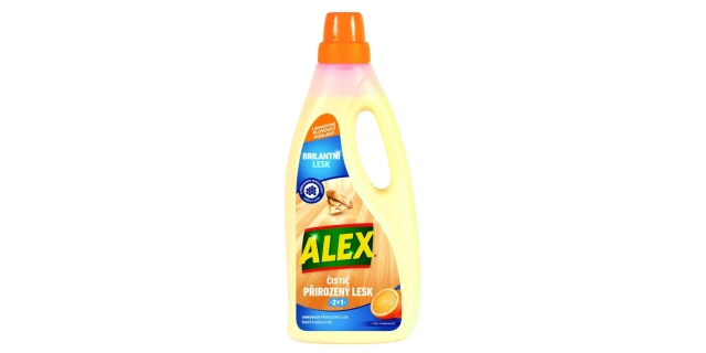 ALEX PŘIROZENÝ LESK LESK 2 v 1 na laminátové podlahy 750 ml                                                                                                                                                                                               