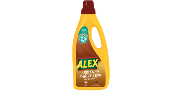 ALEX LEŠTĚNKA ZÁŘIVÝ LESK na dřevo, laminát 750 ml                                                                                                                                                                                                        