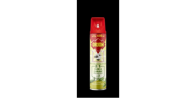 ORION 2v1 AEROSOL ZELENÝ ČAJ 600ML                                                                                                                                                                                                                        
