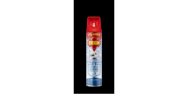 ORION 2v1 AEROSOL BEZ VŮNĚ 600ML                                                                                                                                                                                                                          