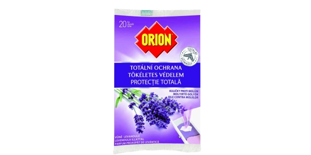 ORION TOTÁLNÍ OCHRANA kuličky proti molům levandule 20 ks NEW                                                                                                                                                                                             