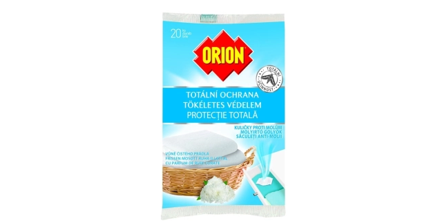 ORION TOTÁLNÍ OCHRANA kuličky proti molům čisté prádlo 20 ks NEW                                                                                                                                                                                          