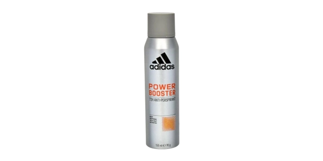 Adidas Antiperspirant sprej 150 ml Power Booster stříbrný 72h                                                                                                                                                                                             