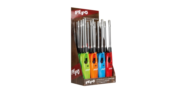 PE-PO větruodolný flexi zapalovač                                                                                                                                                                                                                         