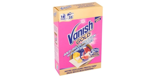 Vanish Color Protect Wipes 16 pcs (32 washes)                                                                                                                                                                                                             