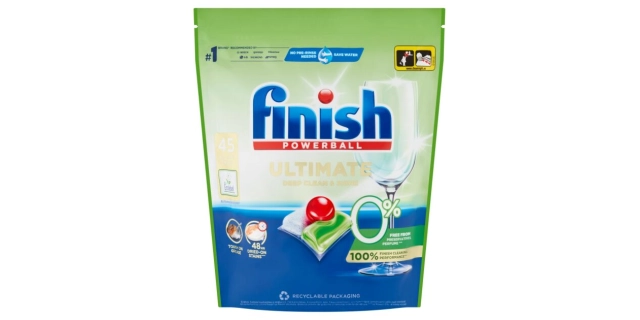 Finish Ultimate 0% Dishwasher Capsules 45 pcs                                                                                                                                                                                                             