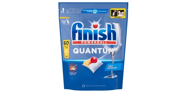 Finish Quantum Dishwasher Capsules Lemon 60 pcs                                                                                                                                                                                                           