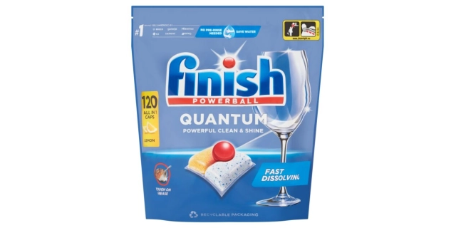 Finish Quantum Dishwasher Capsules Lemon 120 pcs                                                                                                                                                                                                          