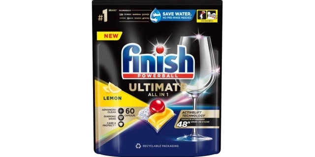 Finish Ultimate Dishwasher Capsules Lemon 60 pcs                                                                                                                                                                                                          