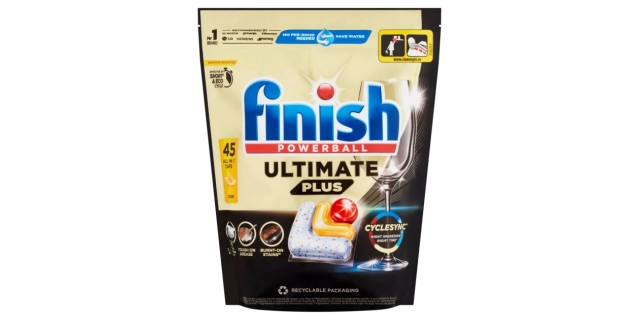 Finish Ultimate Plus Dishwasher Capsules Lemon 45 pcs                                                                                                                                                                                                     