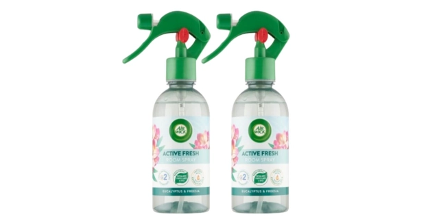Air Wick Active Fresh Air Freshener Spray, Eucalyptus & Freesia, 237ml                                                                                                                                                                                    