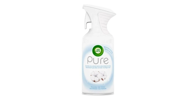 Air Wick Pure Air Freshener Spray, Soft Cotton, 250ml                                                                                                                                                                                                     