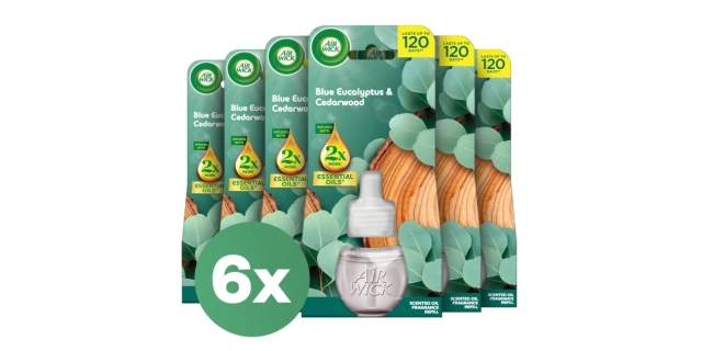 Air Wick Plug In Refill, Eucalyptus & Cedarwood, 19ml                                                                                                                                                                                                     