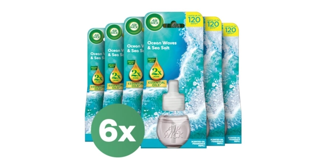 Air Wick Plug In Refill, Ocean & Sea Salt, 19ml                                                                                                                                                                                                           