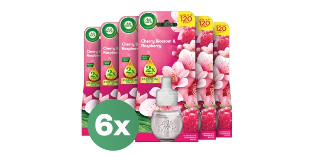 Air Wick Plug In Refill, Cherry Blossom & Raspberry, 19ml                                                                                                                                                                                                 