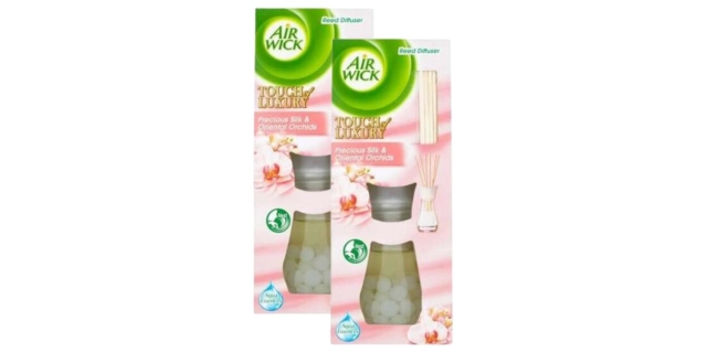 Air Wick Reed Diffuser, Precious Silk & Oriental Orchids, 30ml                                                                                                                                                                                            