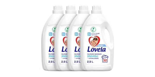 Lovela Baby White Liquid Laundry Detergent, 2.9L (32 Washes)                                                                                                                                                                                              