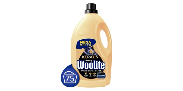 Woolite Keratin Therapy Black & Dark Liquid Laundry Detergent, 4.5L (75 Washes)                                                                                                                                                                           