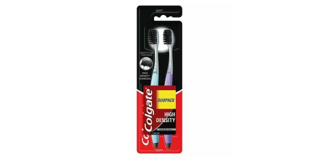 Zubní kartáček Colgate High Density Charcoal 2pack                                                                                                                                                                                                        