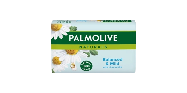 Mýdlo Palmolive Naturals s výtažky heřmánku - bílé                                                                                                                                                                                                        