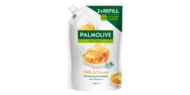 Tekuté mýdlo Palmolive Naturals Milk&Honey - náhr. Náplň 500ml                                                                                                                                                                                            