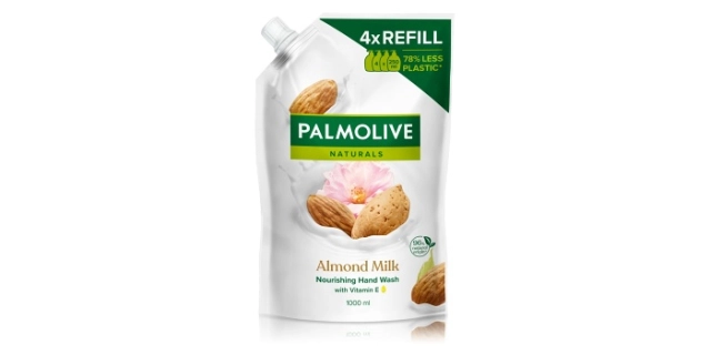 Tekuté mýdlo Palmolive Naturals Almond Milk (vyživujúci) - náhr. Náplň 1000ml                                                                                                                                                                             