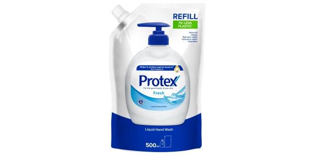Tekuté mýdlo Protex Fresh - náhr. náplň 500ml                                                                                                                                                                                                             