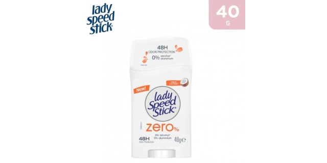 Lady Speed Stick Zero% Fresh Coconut 40g                                                                                                                                                                                                                  
