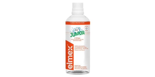 Ústní voda elmex Junior 400ml                                                                                                                                                                                                                             