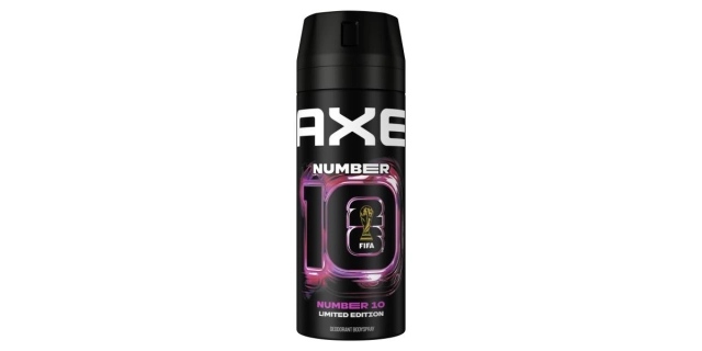 Axe Deodorant Spray Number 10 FIFA Limited Edition 150ml                                                                                                                                                                                                  